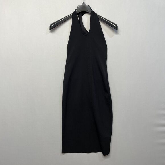 NWT Zara Women Sleeveless Midi Dress Size Small Black B372 -22 - Picture 1 of 16